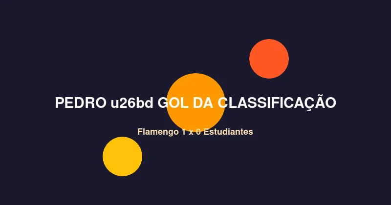 Pedro gol da classificação Flamengo